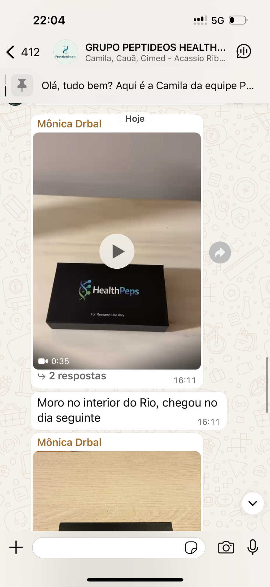 Depoimento de Mônica Drbal